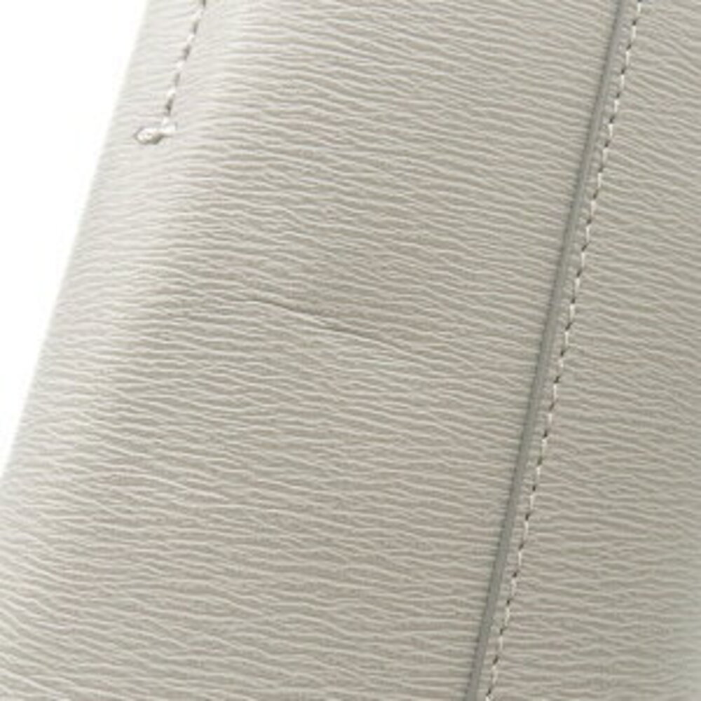 Celine Vertical Cabas Bag Gray Leather Tote Shoulder - Picture 5 of 9